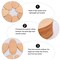 20pcs Unfinished Wood Cutouts - Oval & Round Shapes for DIY Crafts, Wedding, Christmas Ornaments & Gifts